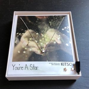 Necklace and earrings